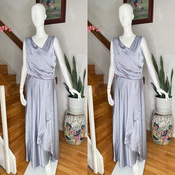 BHLDN Espen Satin Maxi Dress - Picture 3 of 5